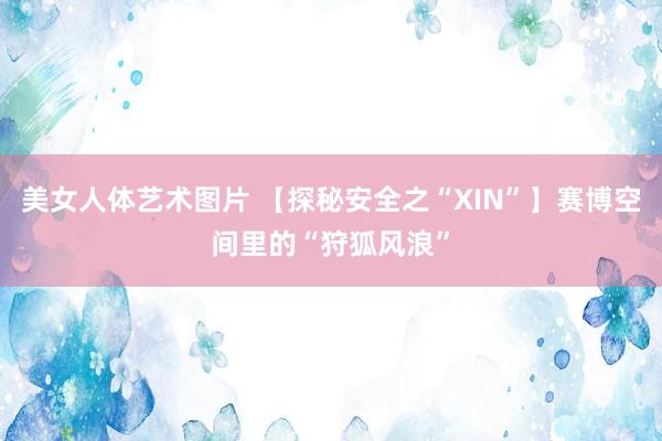 美女人体艺术图片 【探秘安全之“XIN”】赛博空间里的“狩狐风浪”